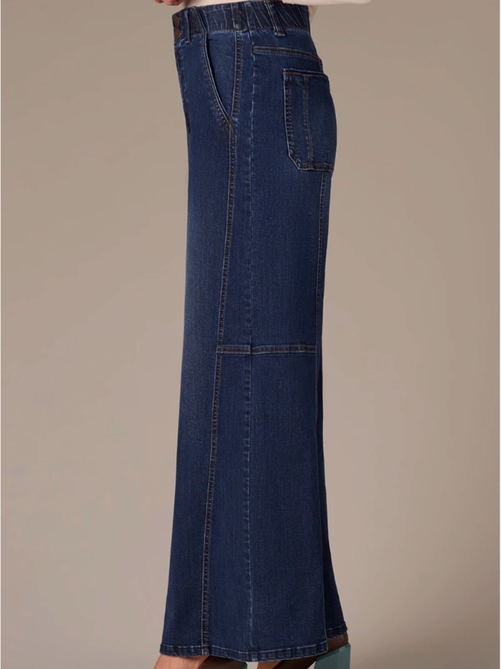 Wit & Wisdom Skyrise Wide Leg W/ Diagonal Front Seams Jean - Picture 2 of 9